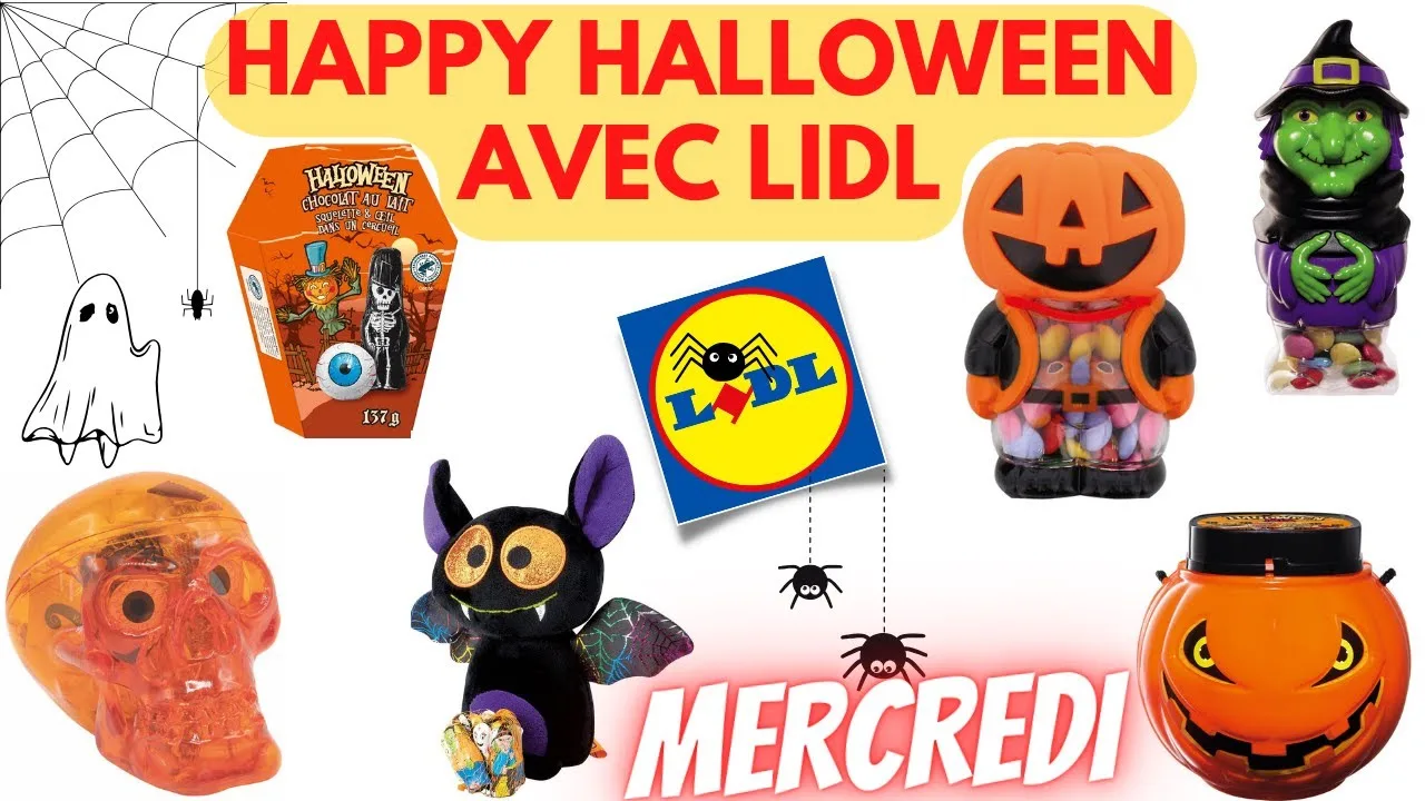 délices terrifiants chez lidl : la chasse aux bonbons d’halloween 2023 est lancée !